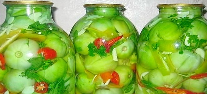 zelena rajčica recept za zimu bez sterilizacije
