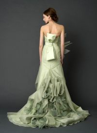 Zielona suknia ślubna 3