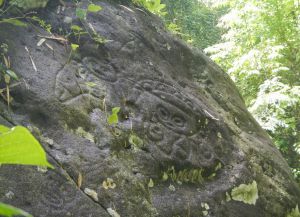 Петроглифы на скале Маунт-Рич-Америндиан-Ремайнз