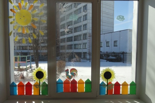 групова декорация за пролет в детска градина 4