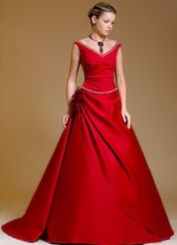 прическа за червена рокля 5