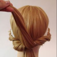 как да направите косата с превръзка 5