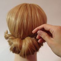 как да направите косата с превръзка 8