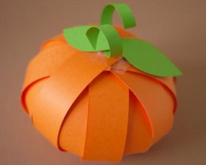Halloween paper pumpkin15