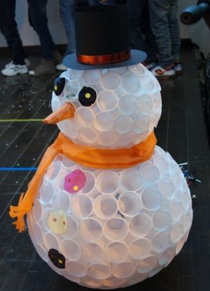 DIY snežak naredi sami 31