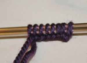 pokrov z igle za pletenje