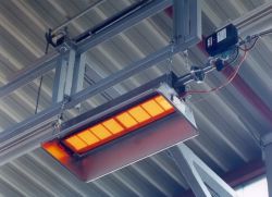 topení skleníků infračervený ohřívač