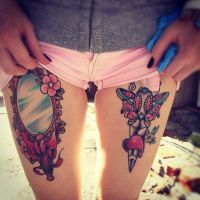 hip tattoo for girls5