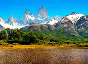 Национальный парк Торес-дель-Пайне на территории Патагонии