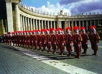 Гвардия Ватикана в праздничные дни