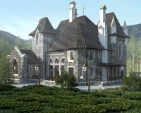 къща в готически стил 9
