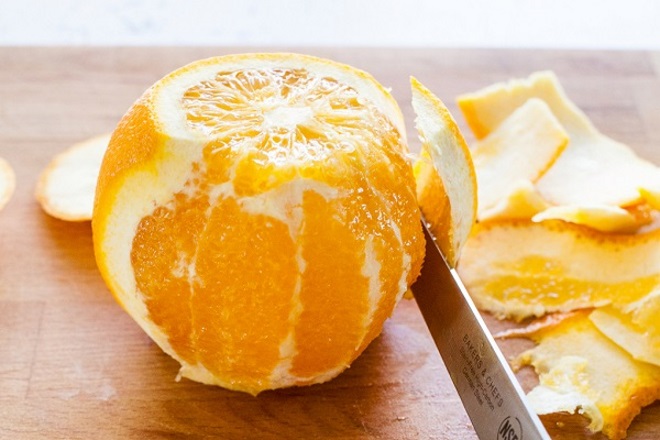 Jak pięknie oczyścić pomarańczę 2
