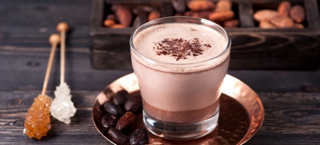 kawa z recepturą kakao