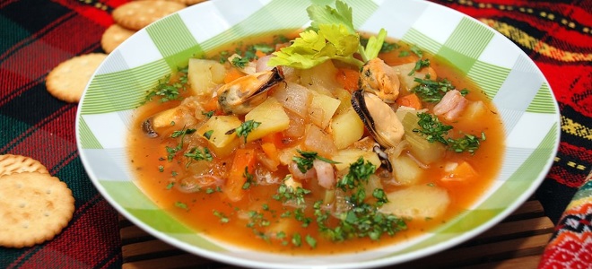 recept od juhe od školjke