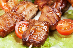 Svinjsko ledvično kebab