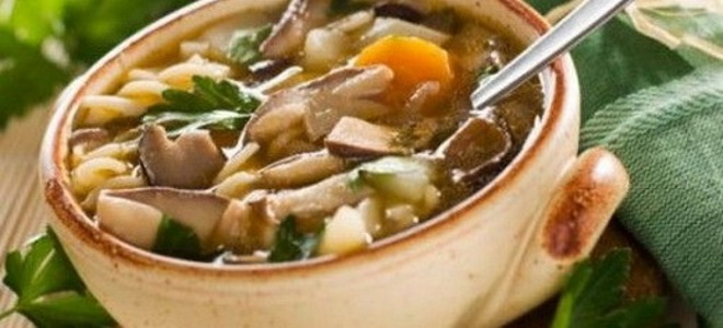 Recepcija za gobovo juho