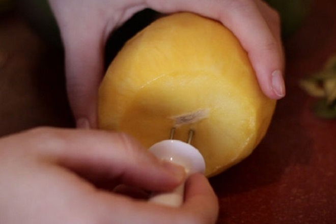 Kako lepo in ustrezno rezano mango 2
