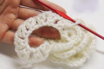 как да украсите плетената шал 9