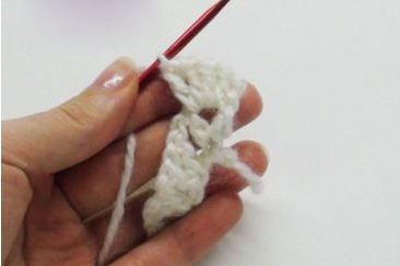 как да украсите плетената шал 7