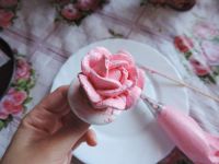 Как украсить торт розами 5
