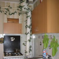 Како украсити цев у кухињи5
