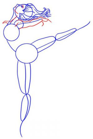 Jak narysować baletnicę 13