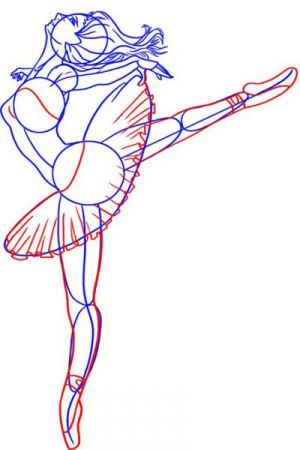 Jak nakreslit balerínu 15