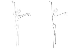 Jak narysować baletnicę 1