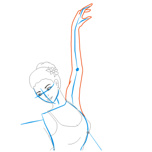 Jak narysować baletnicę 21