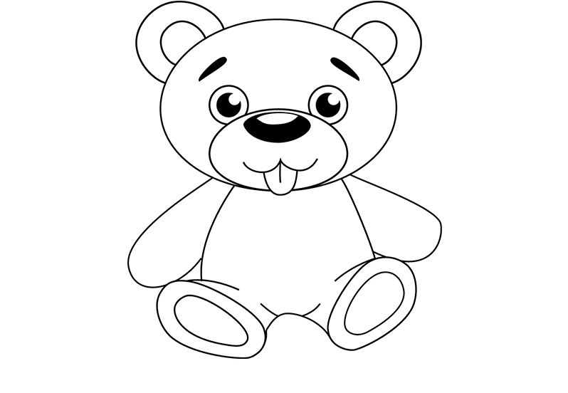 како нацртати медведа 5