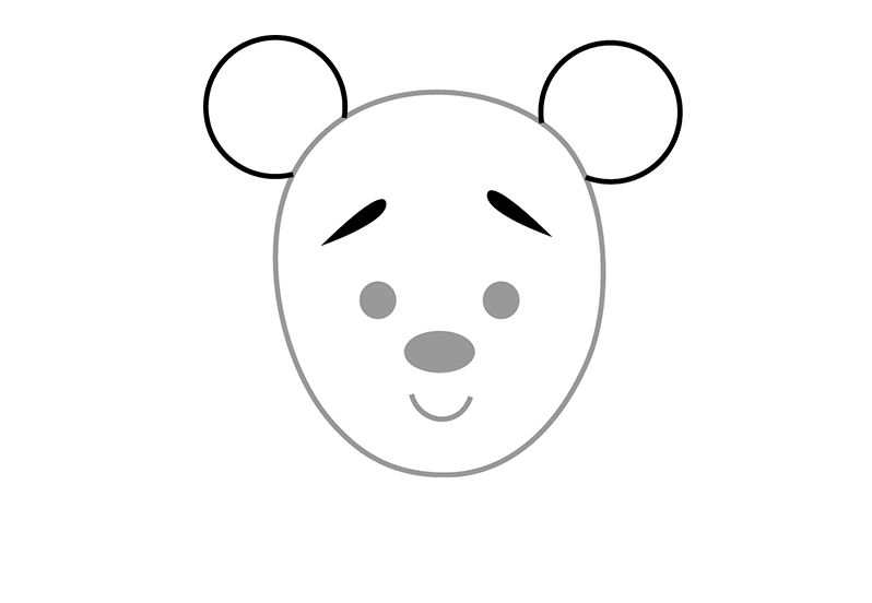 как да нарисувате мечка 8