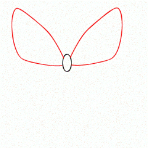 как да нарисувате пеперуда 9