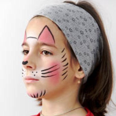 как да нарисувате лице на котка 6