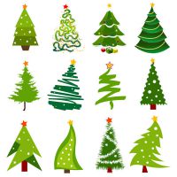 kako nacrtati božićno drvce