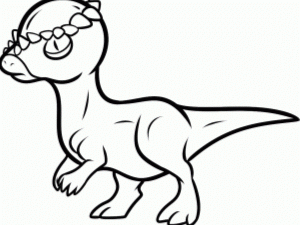 как да нарисувате динозавър