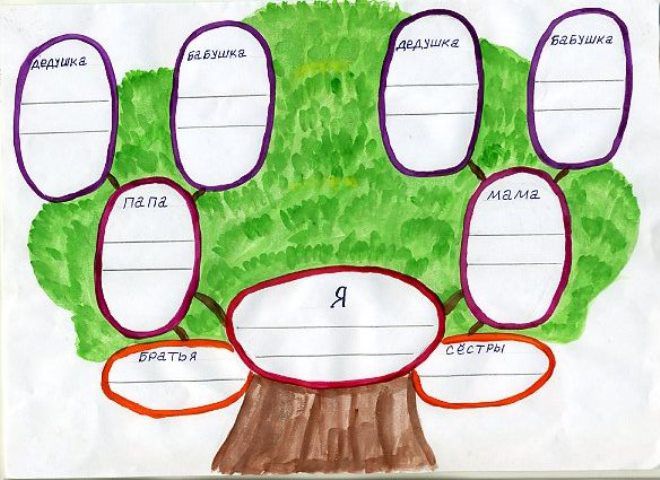 Kako nacrtati obiteljsko stablo u školu12