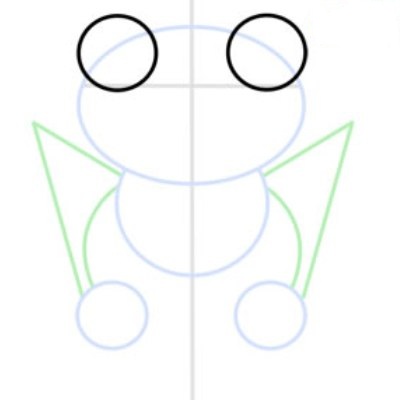 Kako nacrtati žabu 23