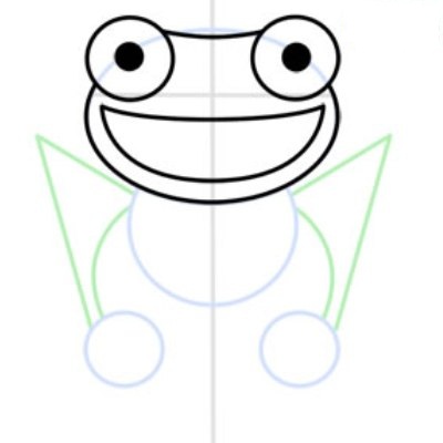 Како нацртати жабу 24