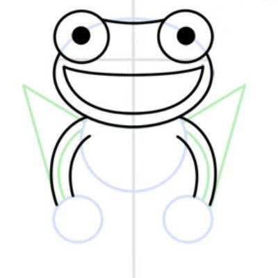 Kako nacrtati žabu 25