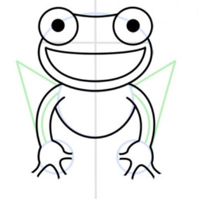 Како нацртати жабу 26