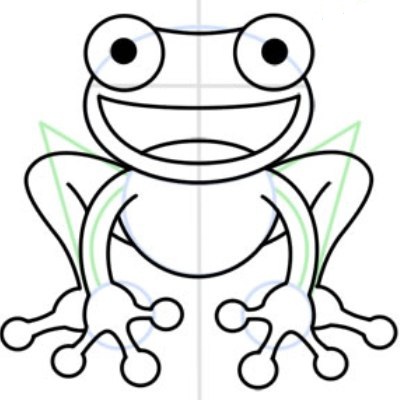 Како нацртати жабу 29