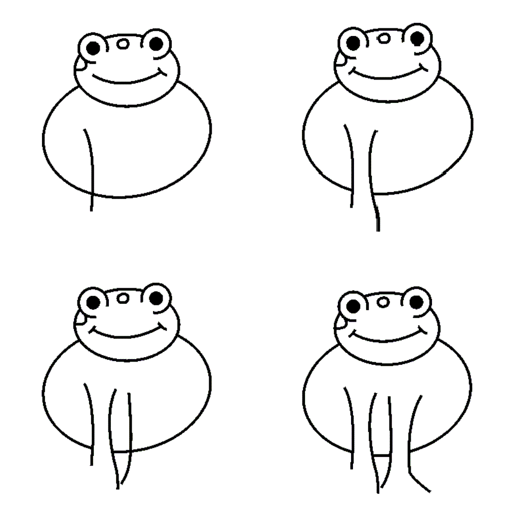 Како нацртати жабу 6