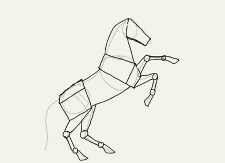 како нацртати коња у кораку оловке за корак 15