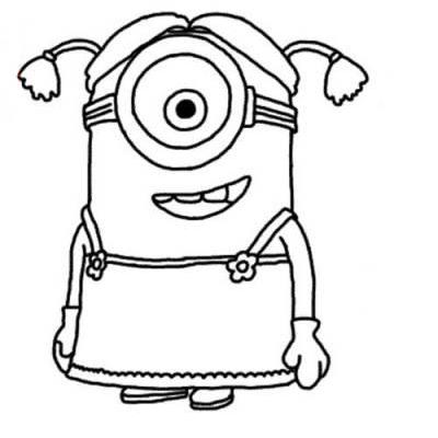 kako crtati minion 14