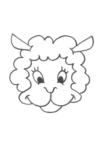 jak narysować kaganiec owieczki 1