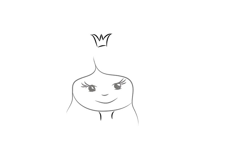 како нацртати принцезу 2