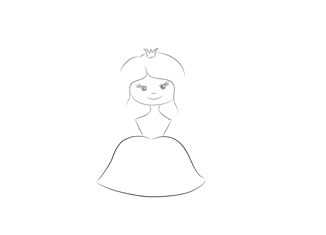 kako nacrtati princezu 5