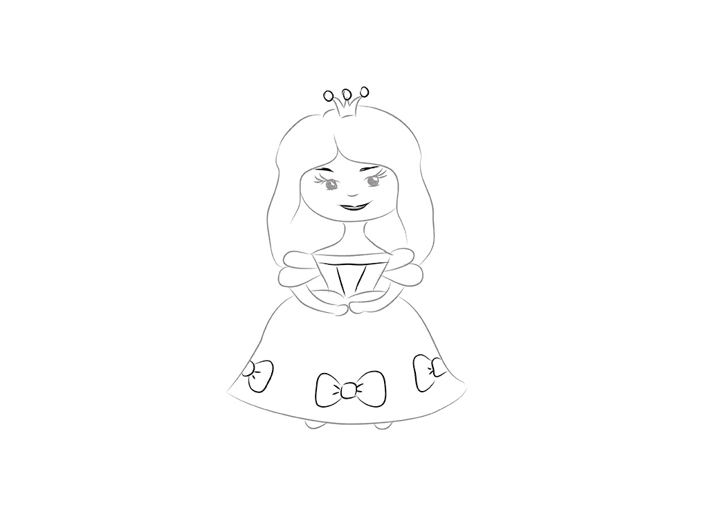 kako nacrtati princezu 8