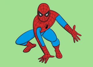 kako crtati spider man 9