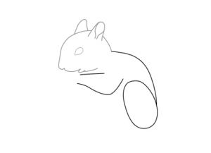 Jak nakreslit veverku 11